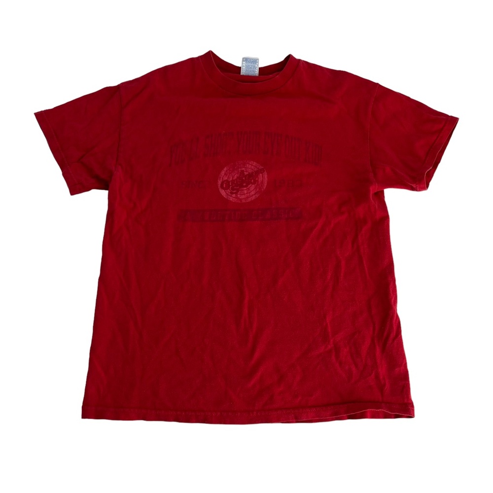 Vintage Tennessee River Shirt Mens Medium Red 80s You’ll  Shoot Your Eye Out Kid